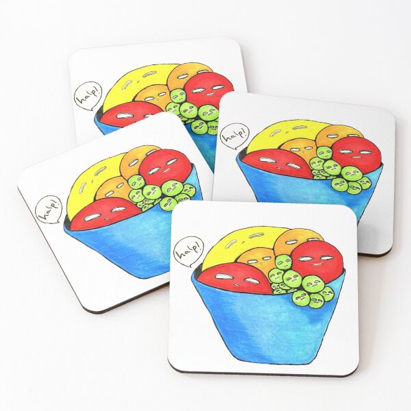 Item preview, Angry Fruit Friends in a Bowl designed and sold by Ashly Thomson.