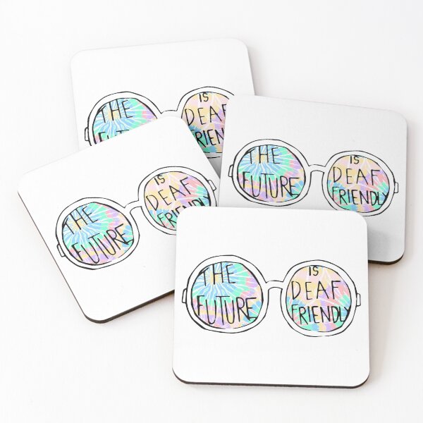 Item preview, The Future is Deaf Friendly (Tie-Dye) designed and sold by Ashley Yakopec.