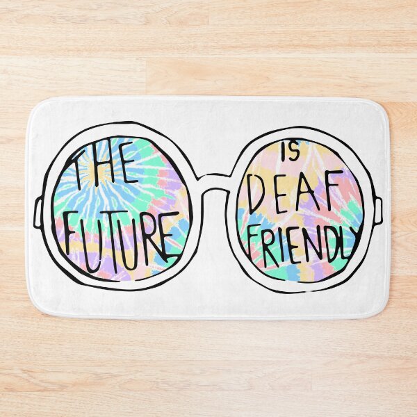 Item preview, The Future is Deaf Friendly (Tie-Dye) designed and sold by Ashley Yakopec.