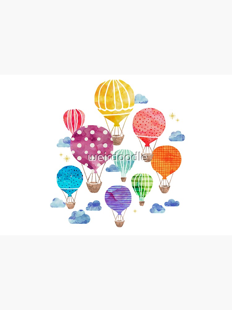 Hot Air Balloon Night by weirdoodle