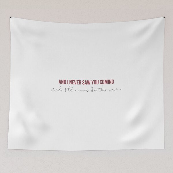 Item preview, And I Never Saw You Coming and Ill Never Be the Same  - Taylor Swift RED Album  lyrics designed and sold by bombalurina.