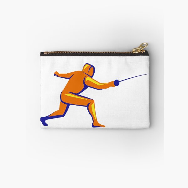Item preview, Fencing Thrust Side View Retro designed and sold by patrimonio.