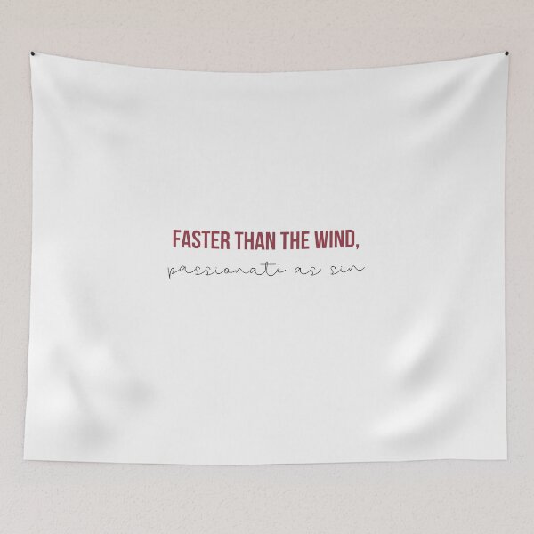Item preview, Faster Than The Wind, Passionate as Sin - Taylor Swift RED Album  lyrics designed and sold by bombalurina.