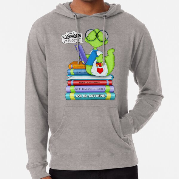 Bookworms Know Stuff Lightweight Hoodie