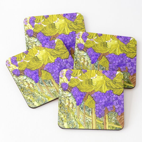 Item preview, Vineyard with Purple Grapes designed and sold by Vera Worthington.