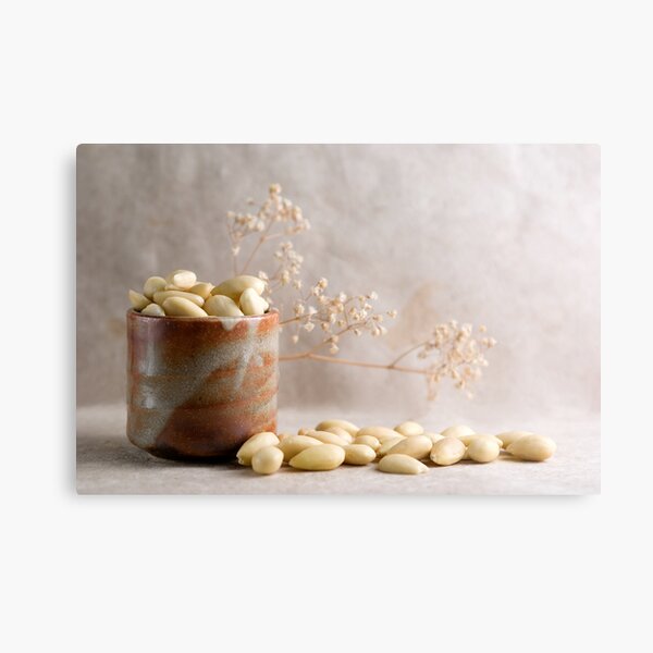Barrel full of Almonds Metal Print