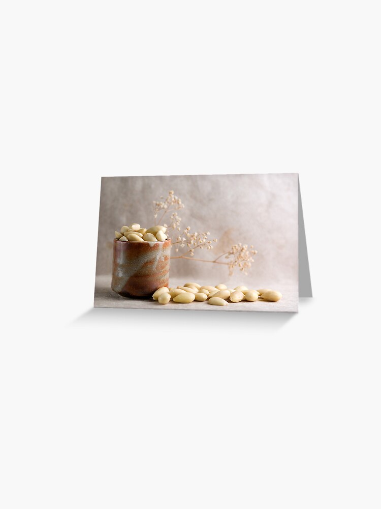 Thumbnail 1 of 2, Greeting Card, Barrel full of Almonds designed and sold by SpicieFoodie.