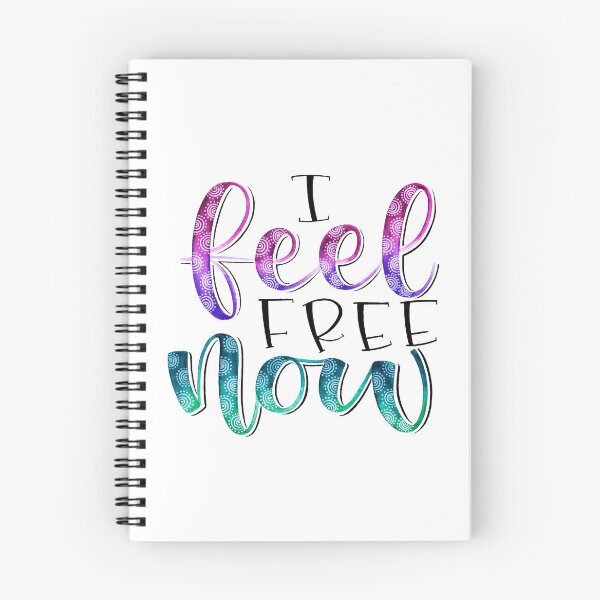 Item preview, I feel free now - Positive Quote designed and sold by Angelica Herrera.