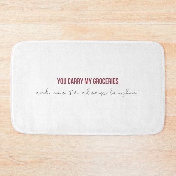 Item preview, You Carry My Groceries and Now I'm Always Laughin- Taylor Swift RED Album  lyrics designed and sold by bombalurina.