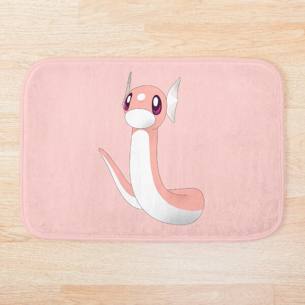 Shiny Pink Dratini Bath Mat