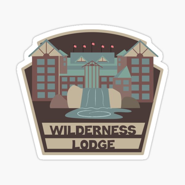 Wilderness Lodge Sticker