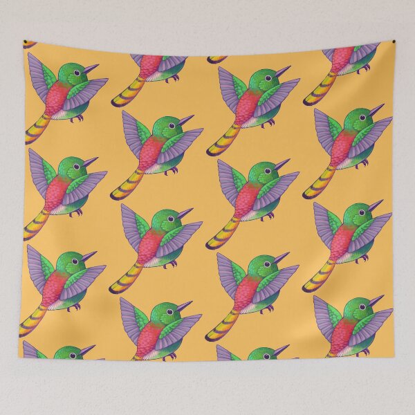 Item preview, Pride Birds: Red-Tailed Comet designed and sold by Wren Melville's Art.