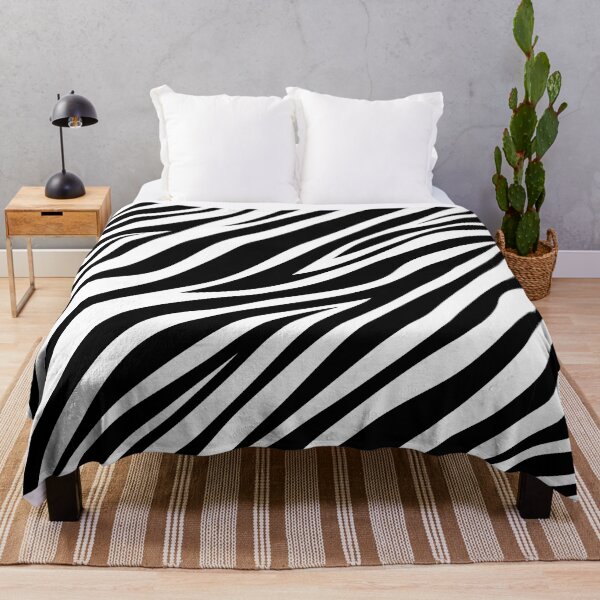 Item preview, Zebra Stripes Black & White Pattern designed and sold by RazorDezign.