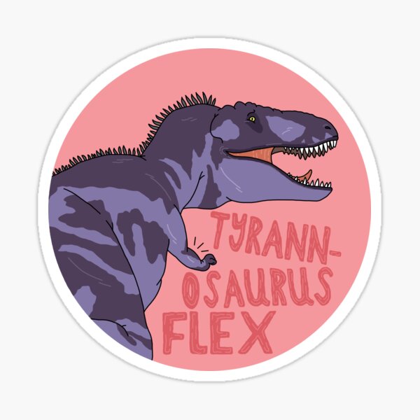T-Rex Flex Sticker
