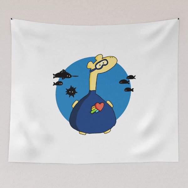Item preview, Bogo the Flying Giraffe Underwater designed and sold by -eMM.