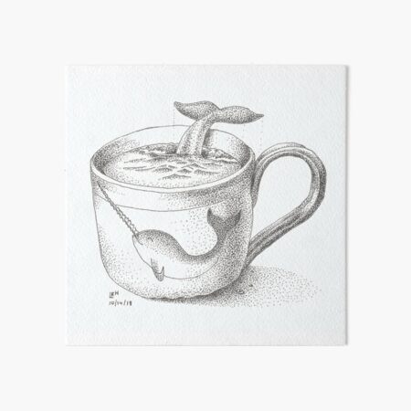 Bigger on the Inside, Tale of the Narwhal Tale Art Board Print