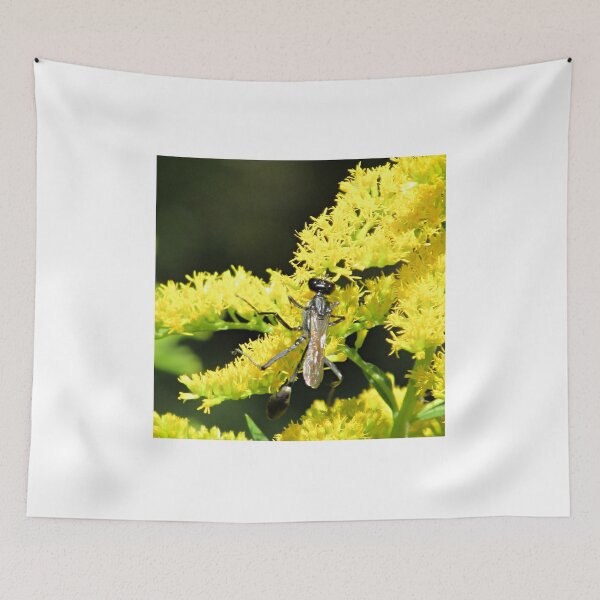 Item preview, Flying Ant on Yellow Flowers designed and sold by Shelley Loewnau-Jones Studio.