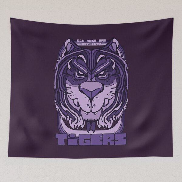 Item preview, Tiger Crest - Ultra Violet Purple designed and sold by bignose1977.