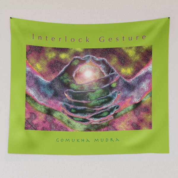 Item preview, Gomukha (Interlock) Mudra designed and sold by InfinitePathArt.