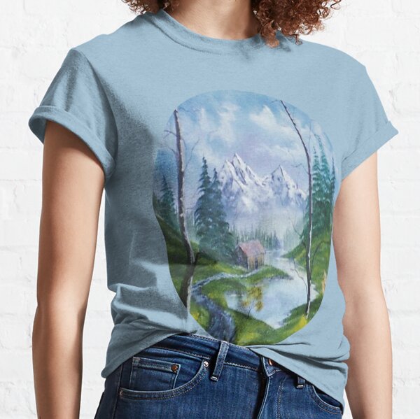 Mountain's Cabin (Eclipse) by Roger Michael Classic T-Shirt