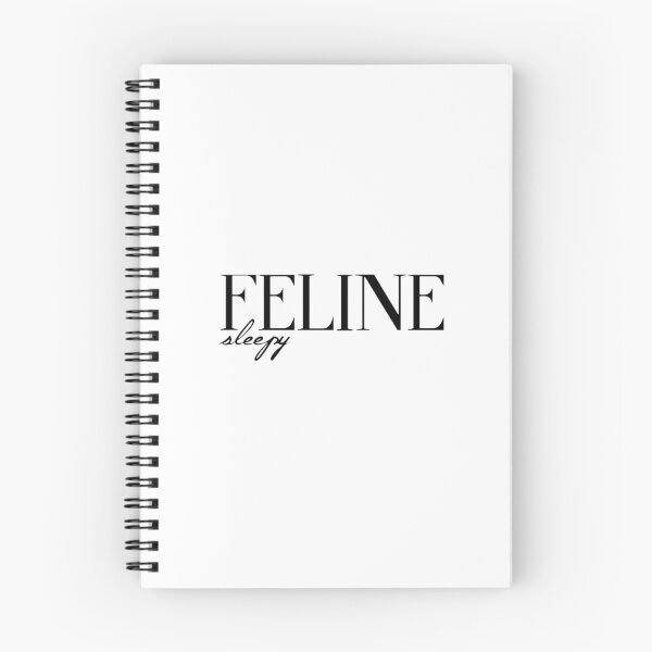 Item preview, "Feline sleepy" (feeling sleepy pun) designed and sold by hearted.