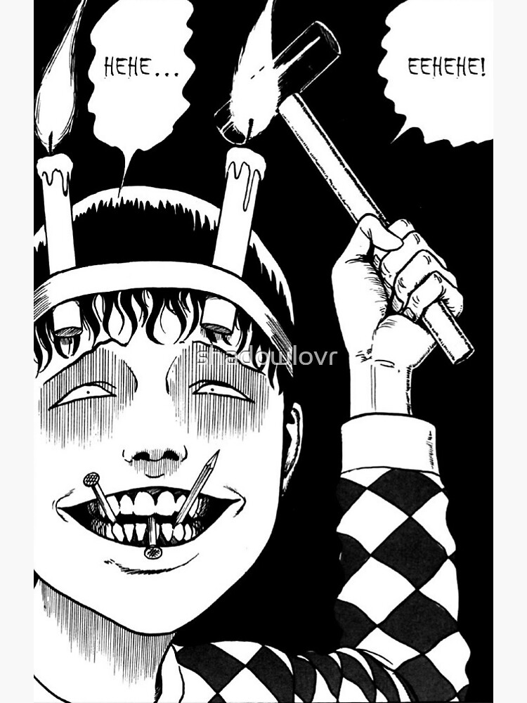 manga panel in the style of Junji Ito, Midjourney