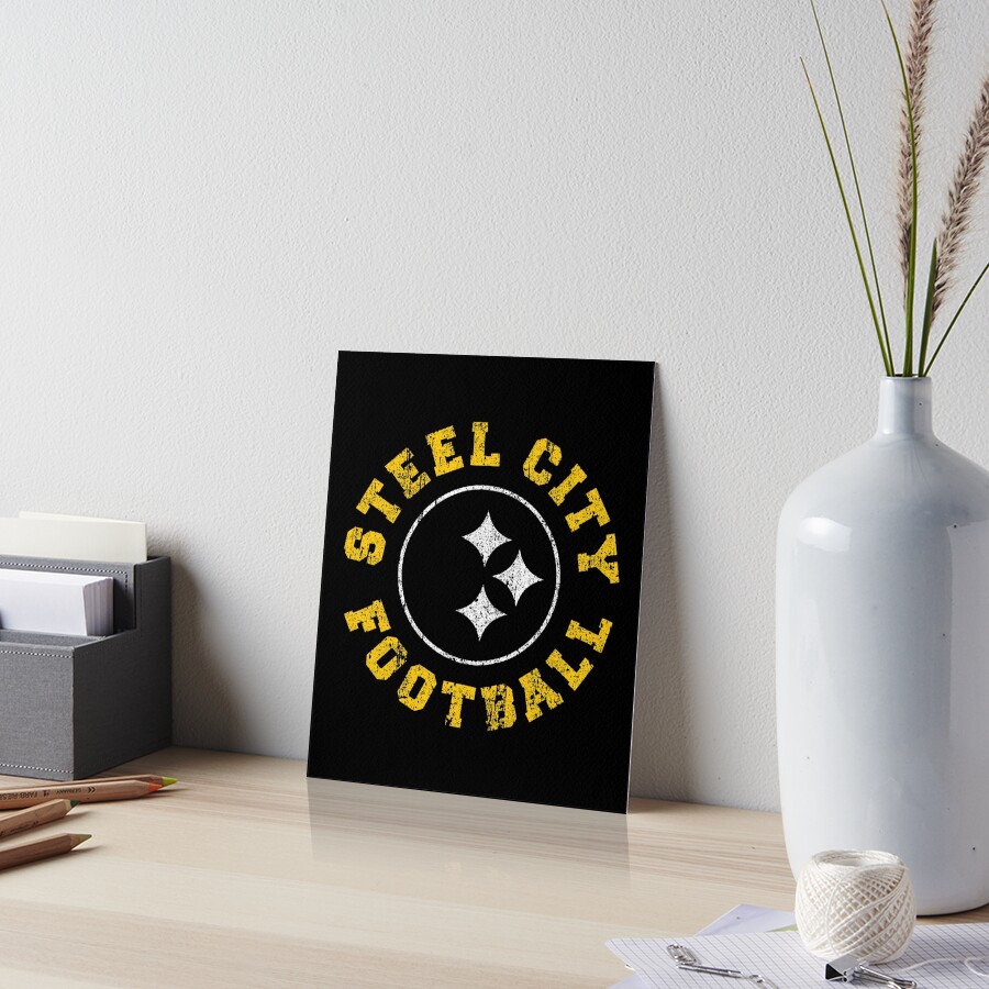 "Steel City Football" Art Board Print by huckblade Redbubble