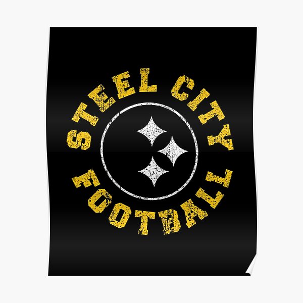 "Steel City Football" Poster for Sale by huckblade Redbubble