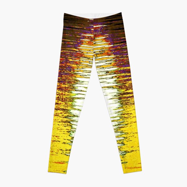 Abstract Sunset Leggings