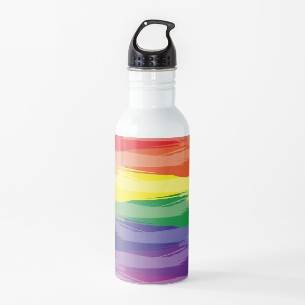 Abstract Rainbow | Rainbow Colors | Stripe Patterns | Striped Patterns | Water Bottle