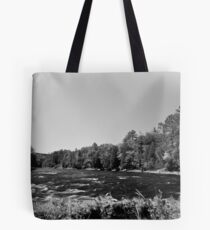 Rapids in Contrast Tote Bag
