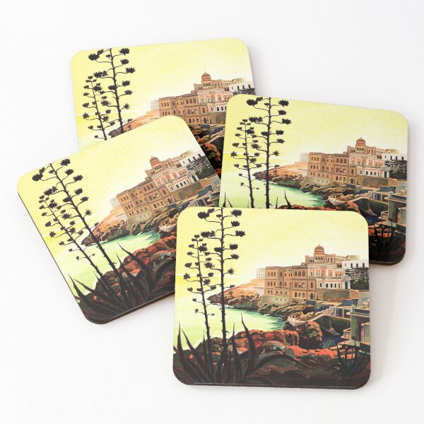 Item preview, SANTA CESAREA TERME Italy Sea Side Coast Vintage Italian Travel designed and sold by retroposters.