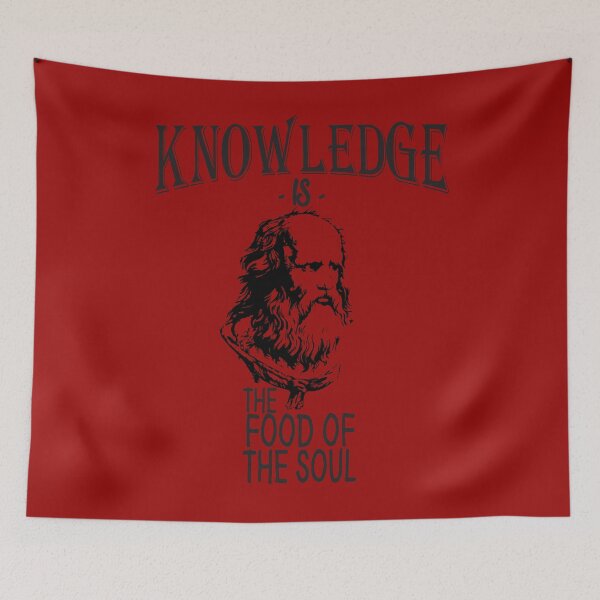 Item preview, Knowledge Is The Food Of The Soul | Plato designed and sold by Christopher Taylor.