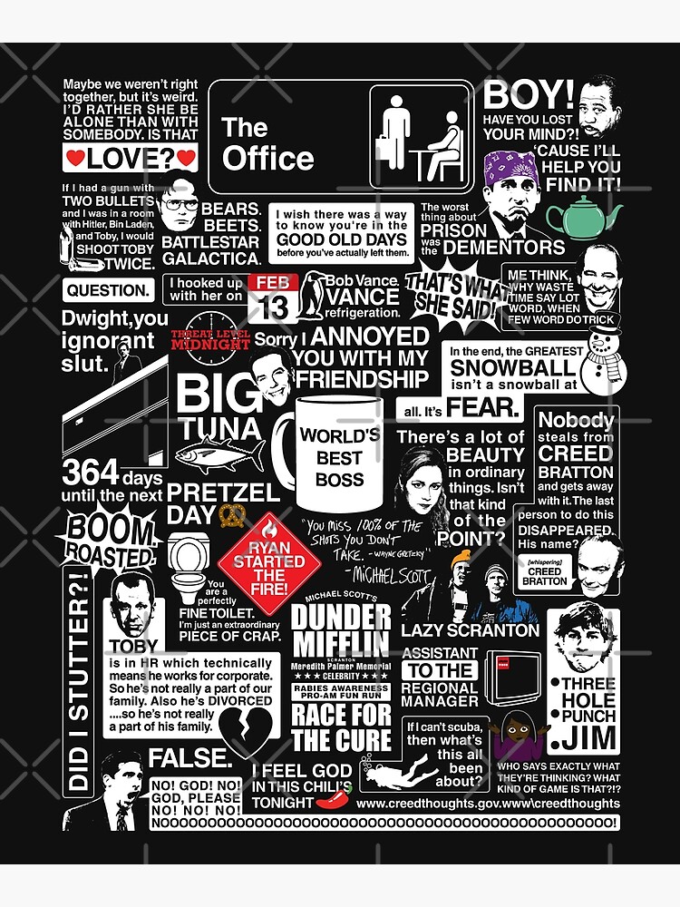 Wise Words From The Office - The Office Quotes by huckblade
