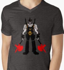 Ten of Clubs - part of the Full Deck Series Men's V-Neck T-Shirt