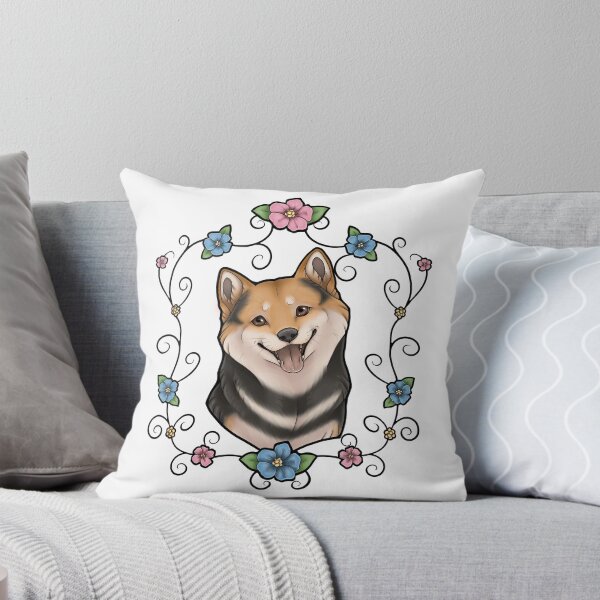 Item preview, Happy Shiba - Saddle Tan designed and sold by KrisFerrets.