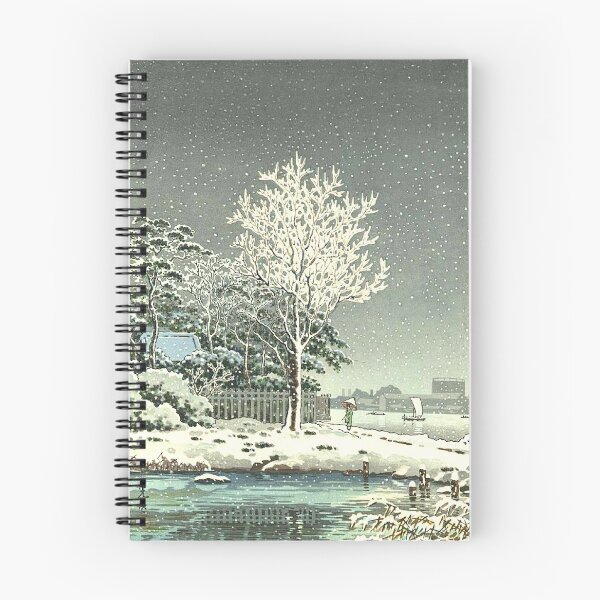 Item preview, Tsuchiya Koitsu - Snow on the Sumida River designed and sold by ArtExpression.