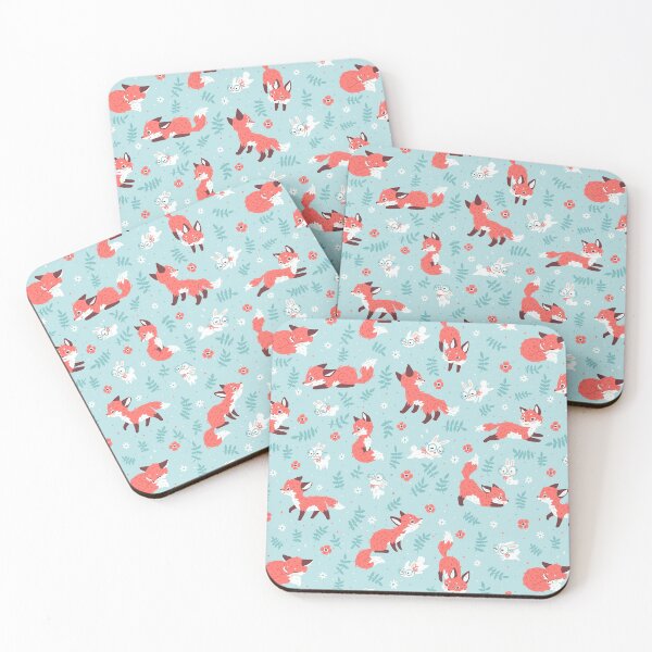 Item preview, Fox and Bunny Pattern designed and sold by freeminds.