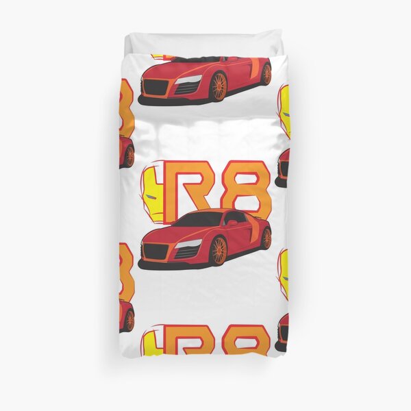Iron Audi R8 Duvet Cover