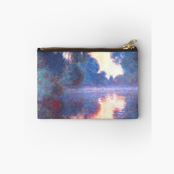 Item preview, Claude Monet - Misty Morning on the Seine in Blue designed and sold by ArtExpression.