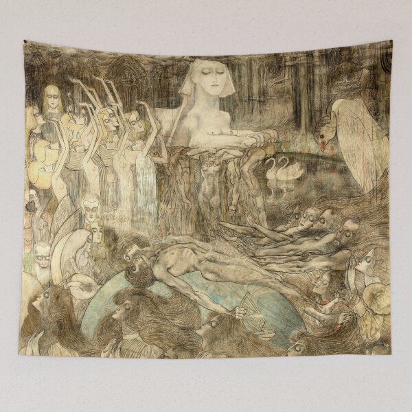 Item preview, Jan Toorop - The Sphinx designed and sold by ArtExpression.