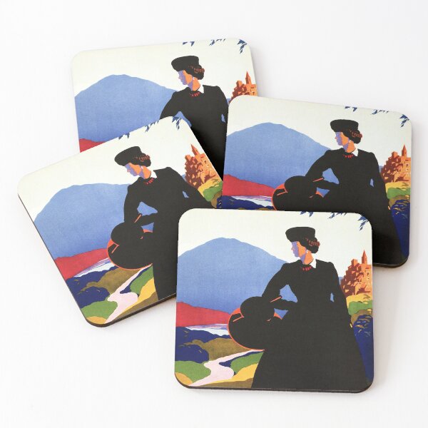 Item preview, Scenic ABRUZZO ROME Italy Art Deco Vintage Italian Travel designed and sold by retroposters.