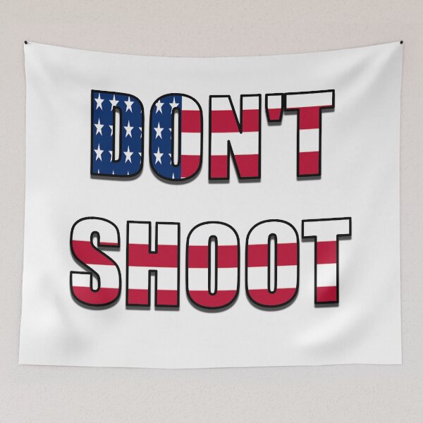 Item preview, Don't Shoot (American Flag) designed and sold by torg.