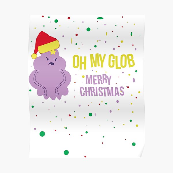 Adventure Time LSP Oh My Glob Christmas Poster