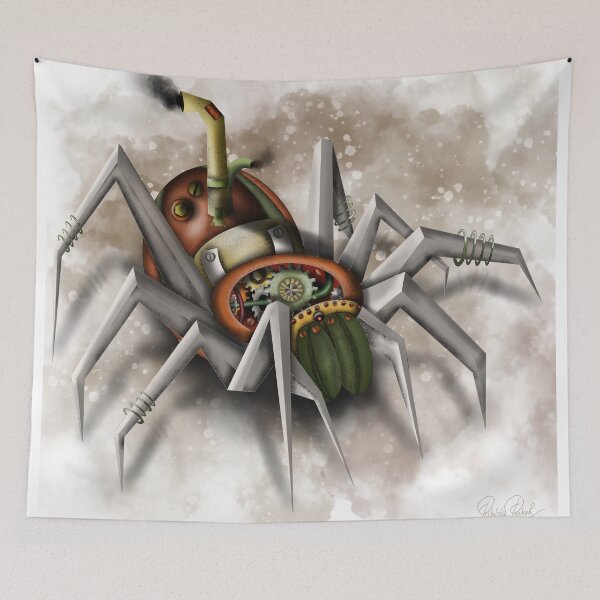 Item preview, Steampunk spider designed and sold by Patricia Piotrak.