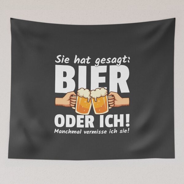 Item preview, She said beer or me Funny beer sayings designed and sold by Team150Designz.