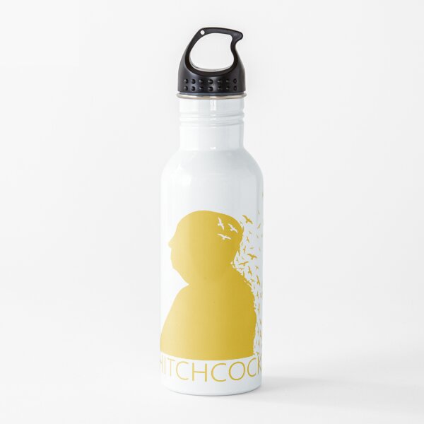 Alfred Hitchcock Portrait Water Bottle