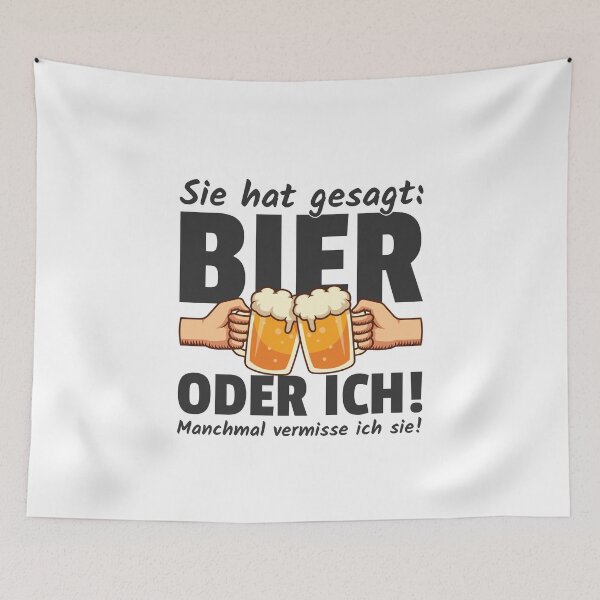 Item preview, She said beer or me Funny beer sayings designed and sold by Team150Designz.