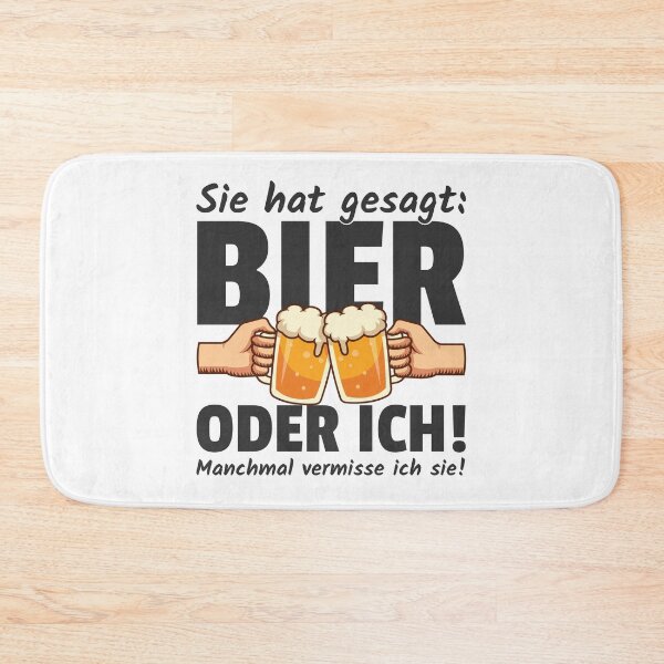 Item preview, She said beer or me Funny beer sayings designed and sold by Team150Designz.