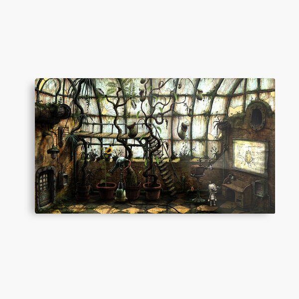 Machinarium II Metal Print